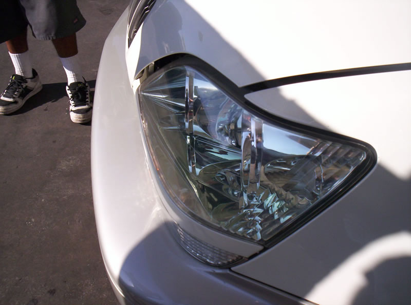 Lexus RX Headlights After Restoration Left Headlight View