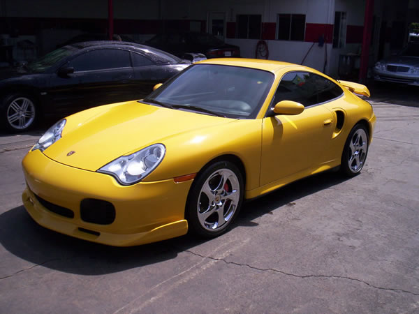 Yellow Porsche